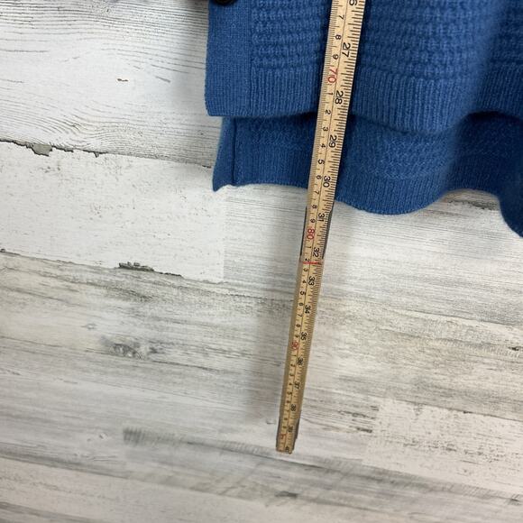 Soft Surroundings Woman’s Cashmere Blue Soft Sweater Size Medium Tunic Buttons - Picture 8 of 8